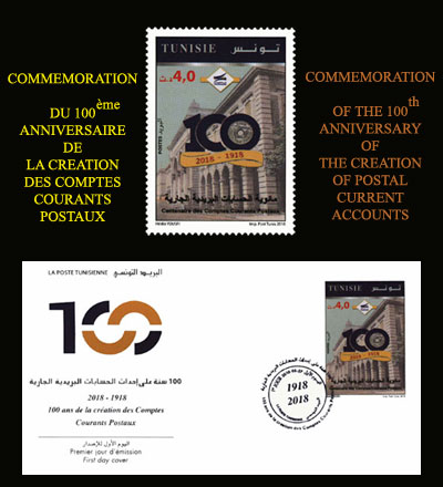 Commmoration du 100me Anniversaire de la Cration des Comptes Courants Postaux