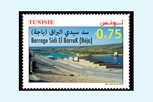 Sidi El-Barraq dam in Bja